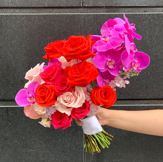 Bold Jewel Tone Wedding Bouquet