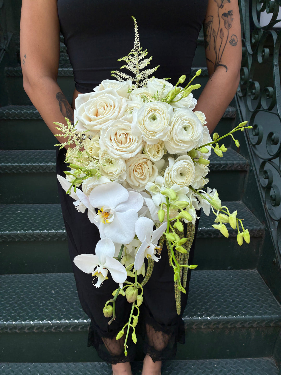 Soft Cascade Bridal Bouquet