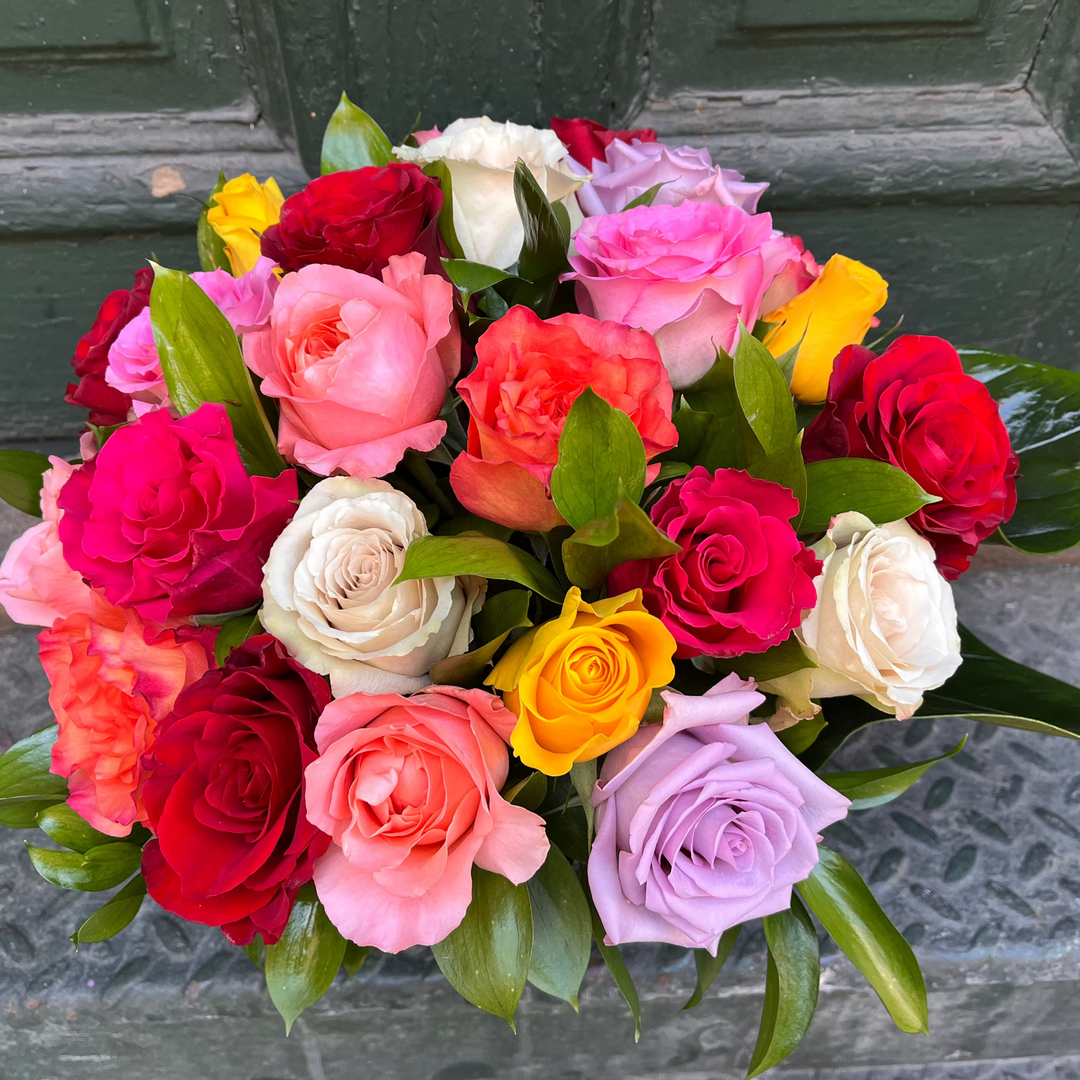 Mixed Colorful Roses
