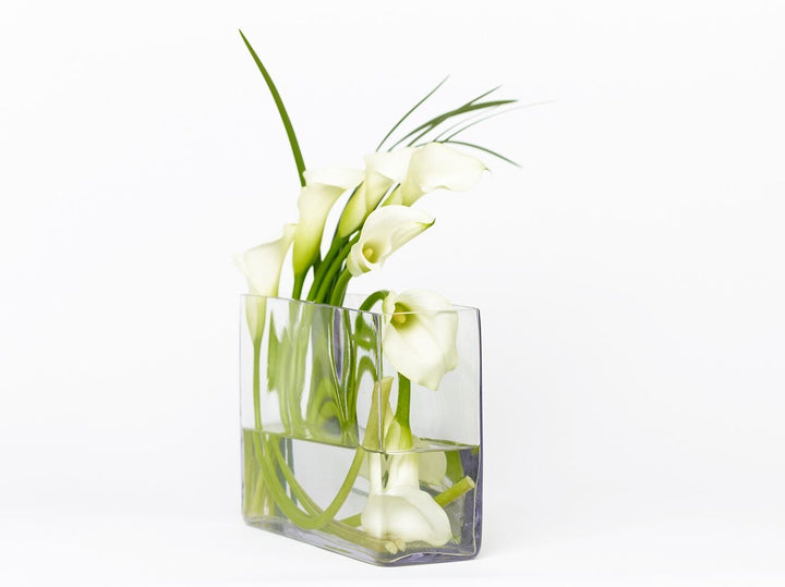 calla arrangement in vase