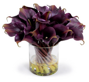 Calla lily arrangement purple