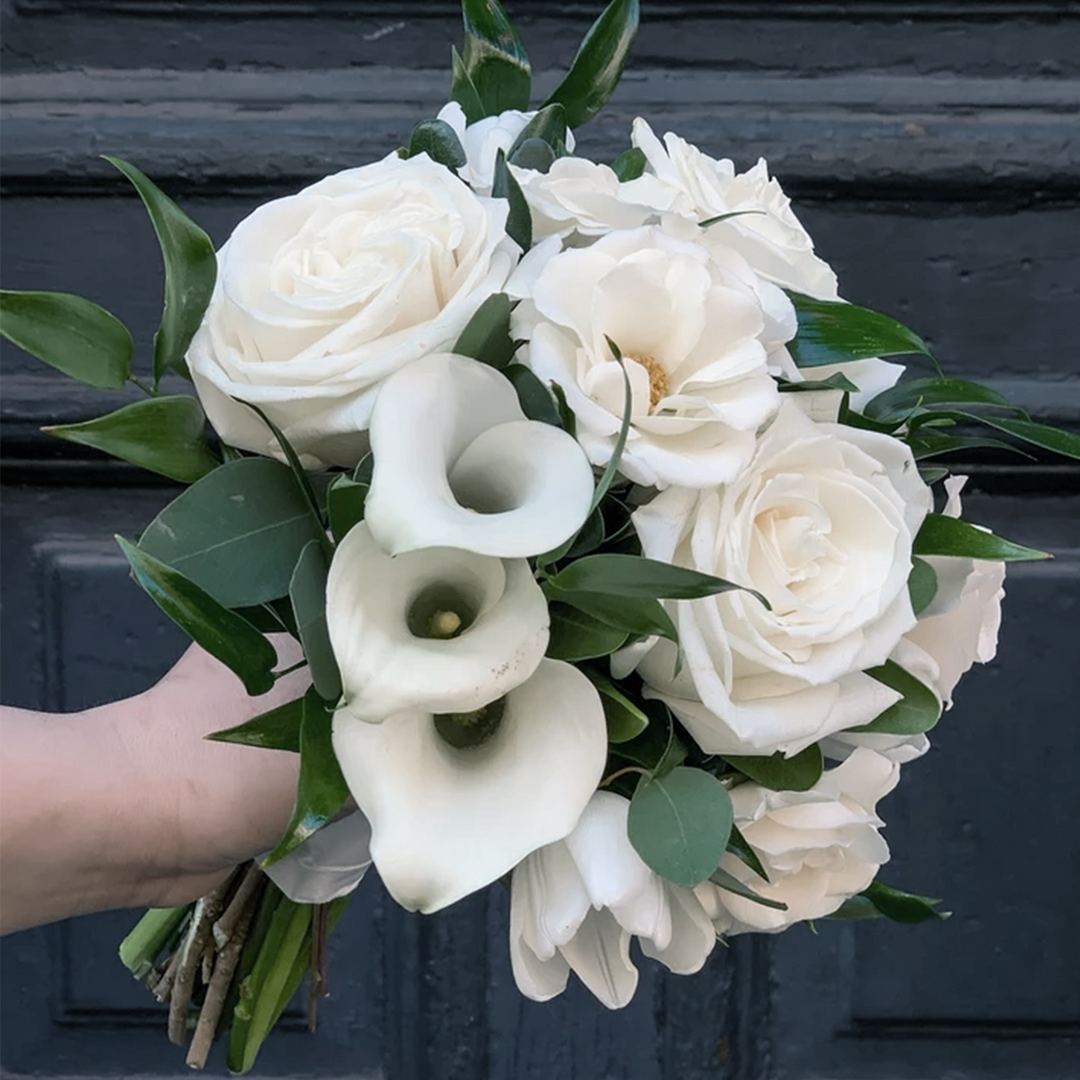 Classic White City Hall Bridal Bouquet